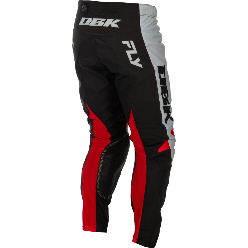 Kinetic Dbk Pants Grey/Black/Red Sz 28