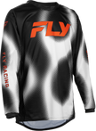 Youth Kinetic Torch Jersey Black/White/Orange Ys