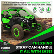 Rhino USA Recovery Tow Strap 3Inx30Ft (Green)