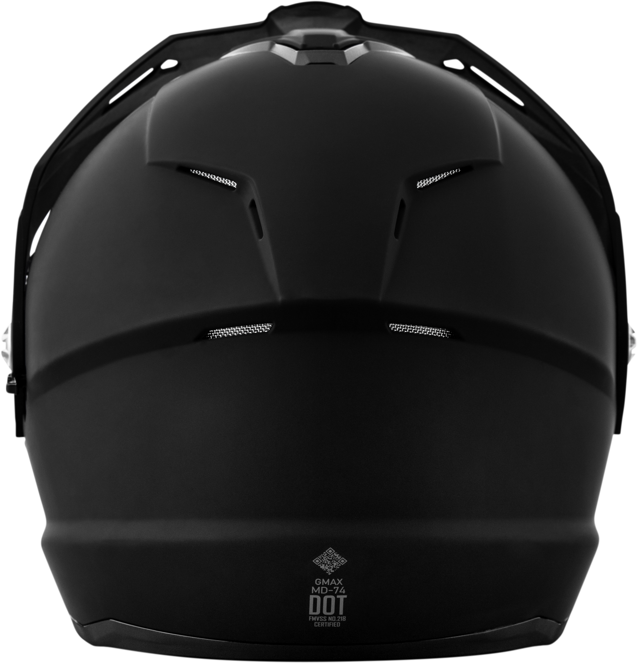 Md 74 Solid Helmets Matte Black 2x