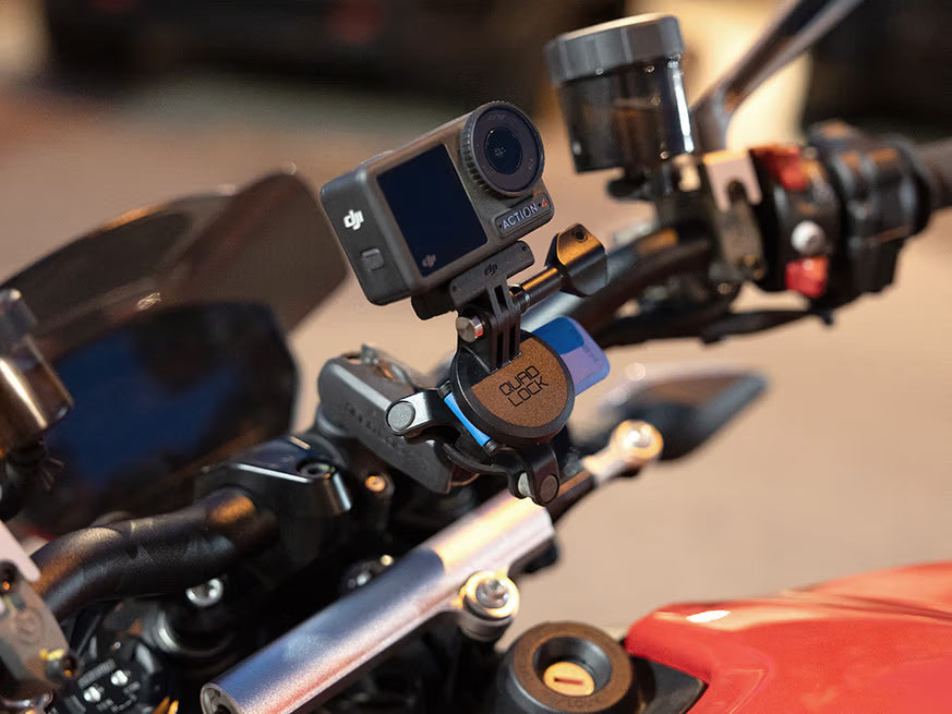 Adaptador Quad Lock para cámara de acción