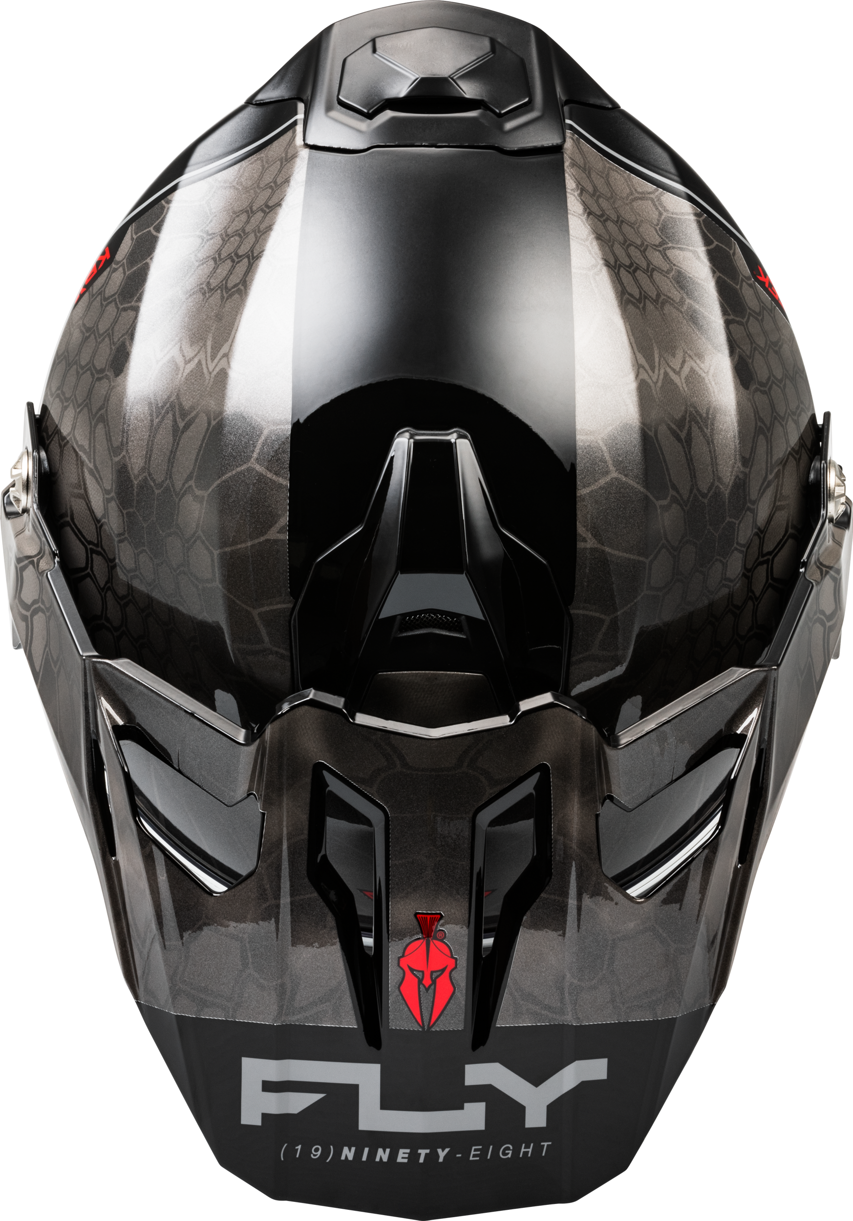 Trekker Cw Conceal Helmet Elec Shld Black/Grey/White Lg