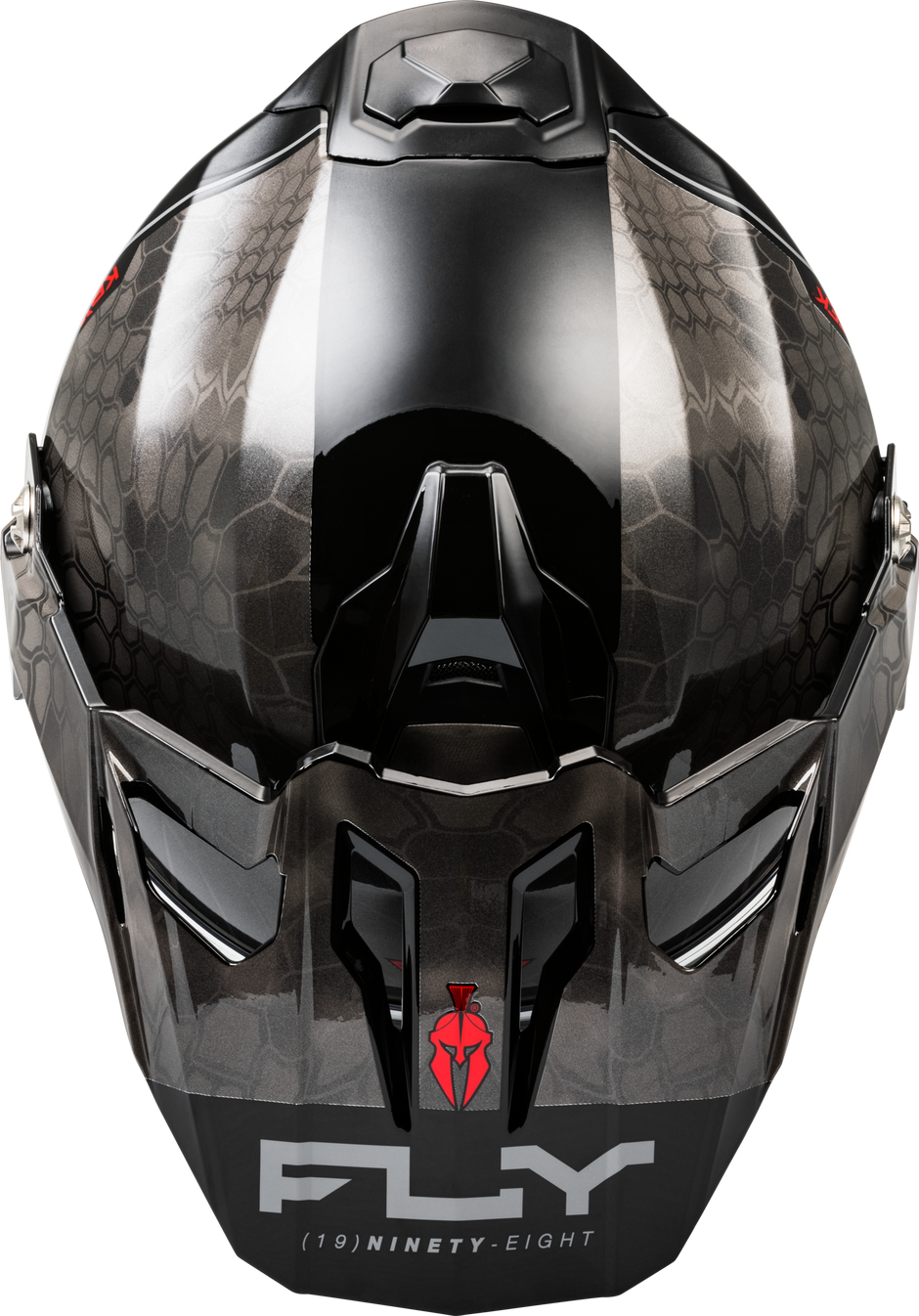 Trekker Cw Conceal Helmet Elec Shld Black/Grey/White Lg