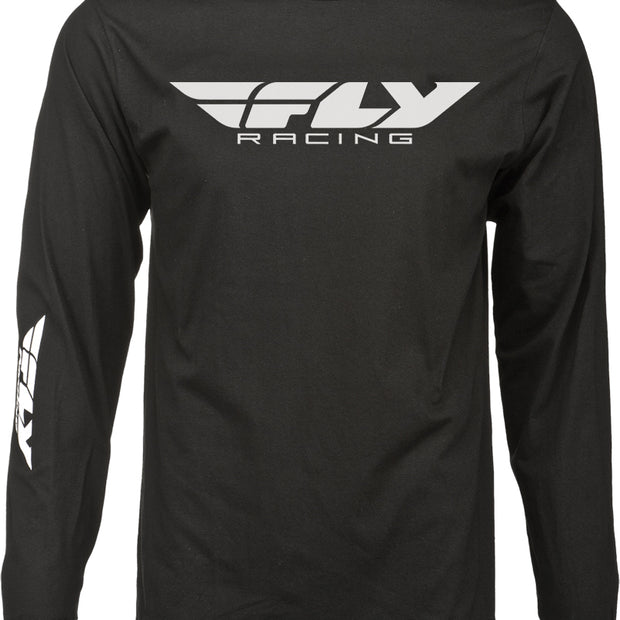 Fly Corporate Long Sleeve Tee Black Sm