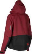 Women's Carbon Jacket Merlot/Red 2x