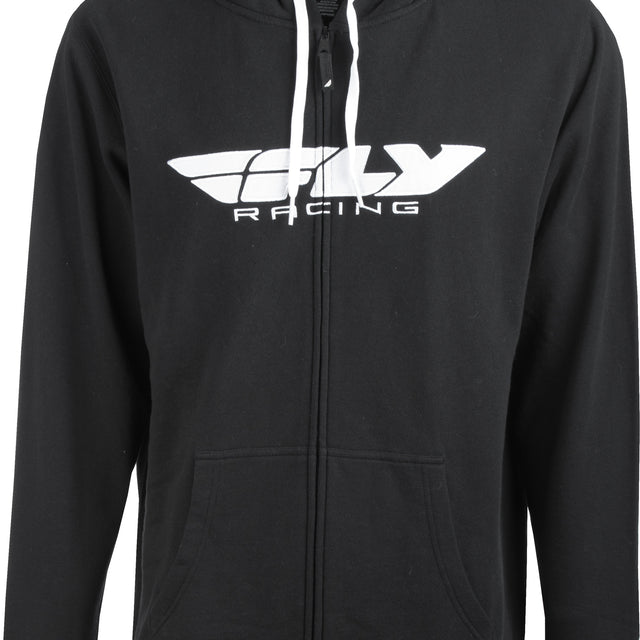Fly Corporate Zip Up Hoodie Black Sm