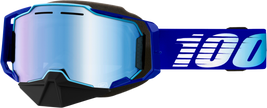 Armega Snowmobile Goggle Blue W/ Blue Mirror Lens
