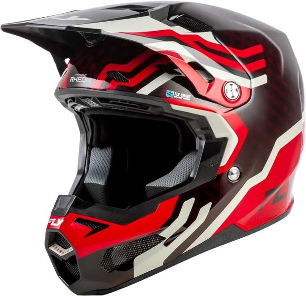 Formula S Carbon Byte Helmet Red Carbon/Red/Grey 2x