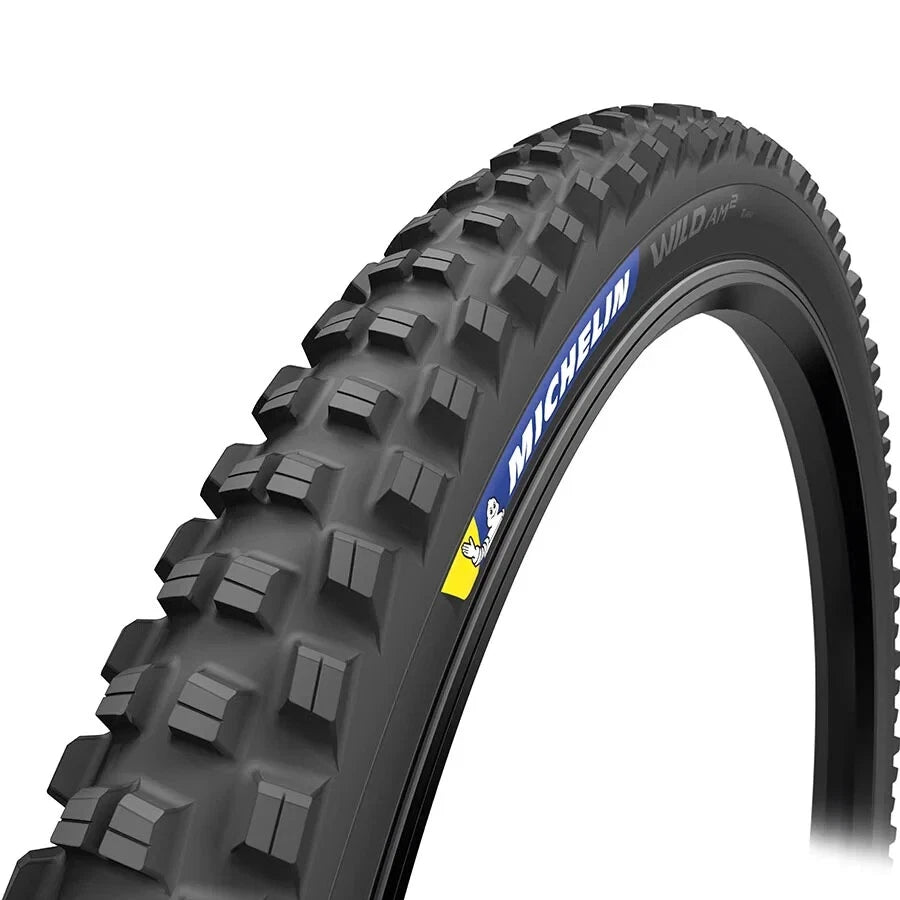 Neumático Michelin Wild AM2 - 27.5 x 2.6, Tubeless, Plegable, Negro, Competición