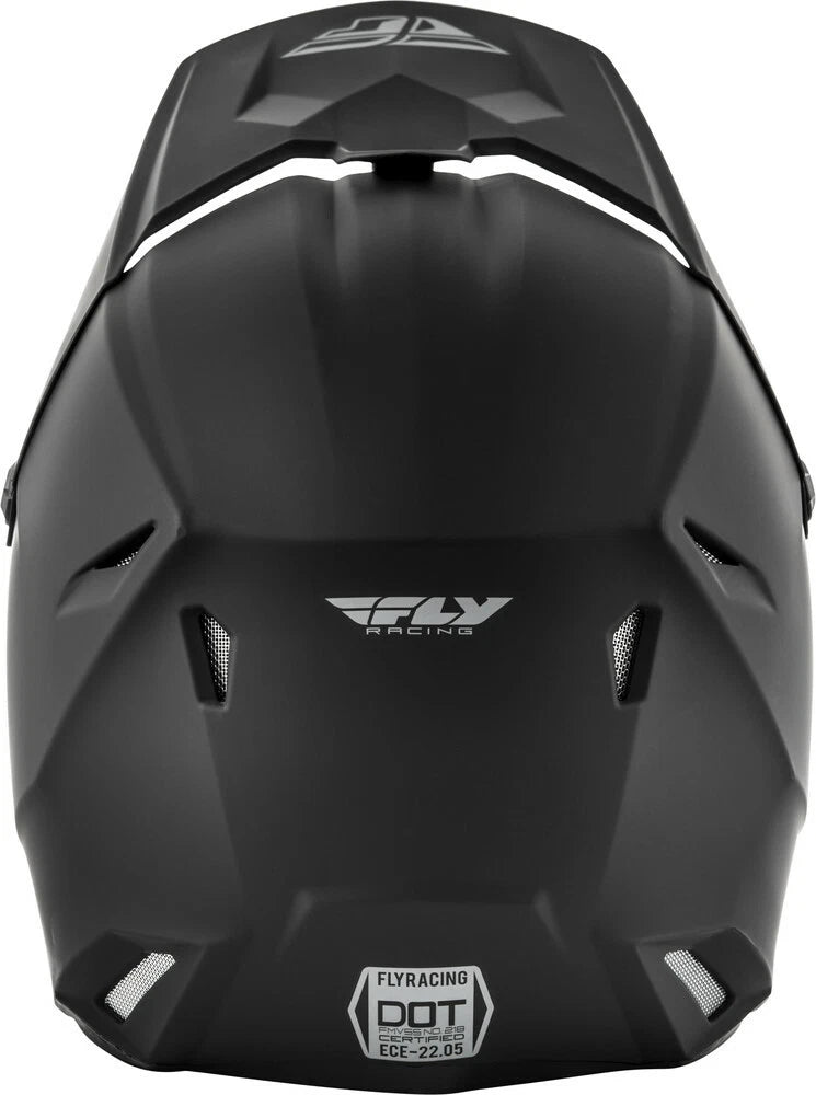 Fly Racing Kinetic Youth Helmet Matte Black YM