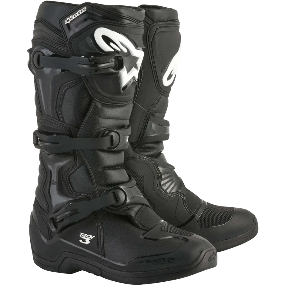 Botas de Motocross MX Tech-3 Negras