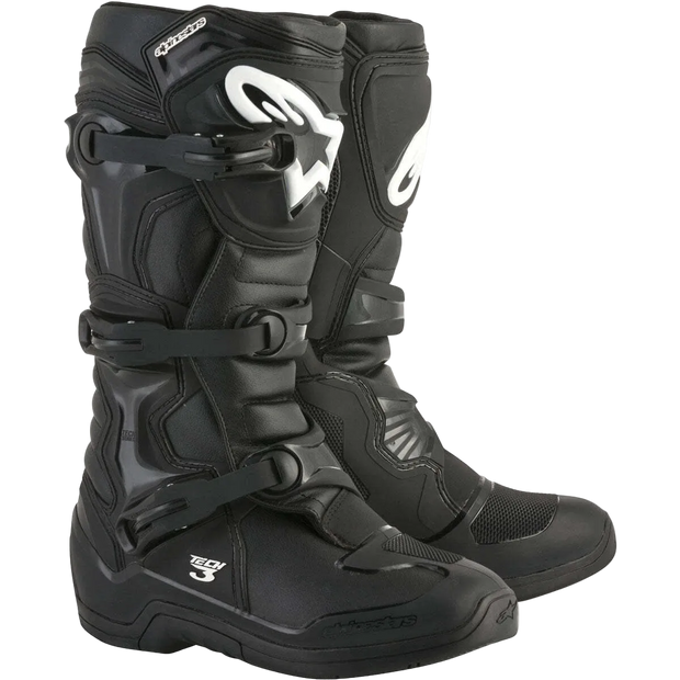 Botas de Motocross MX Tech-3 Negras