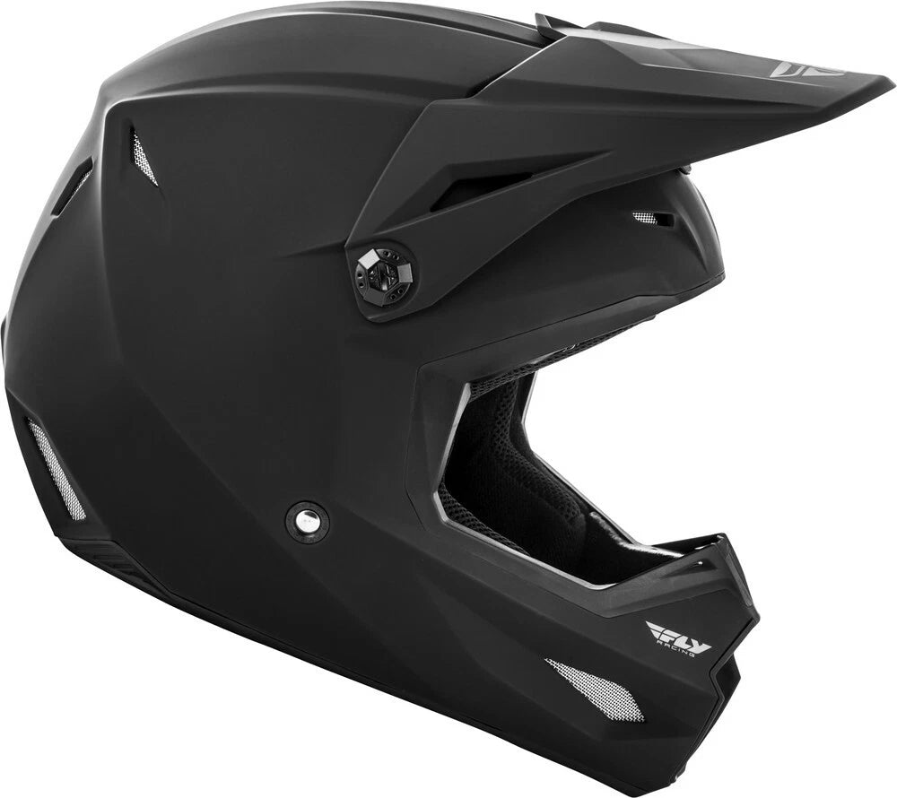 Fly Racing Kinetic Youth Helmet Matte Black YM